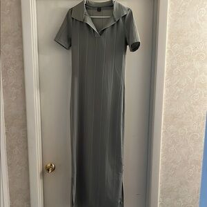 Elegant Sage Green Maxi Dress